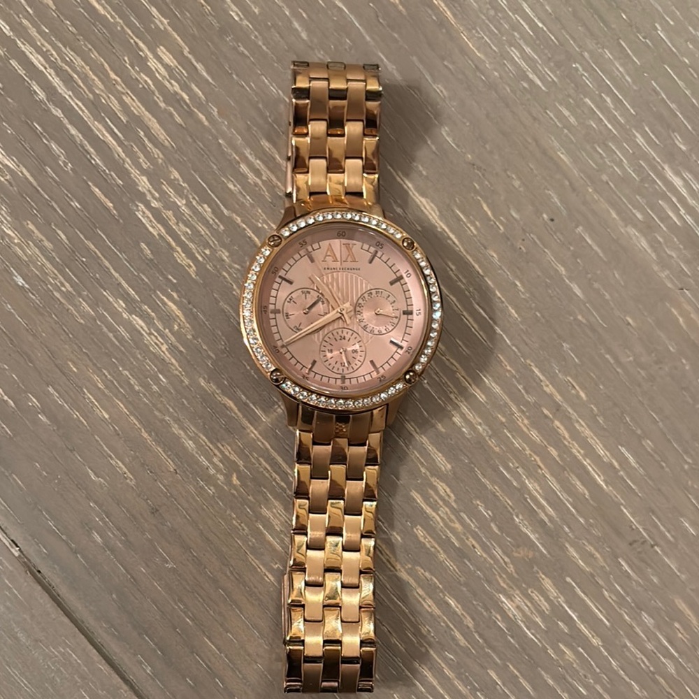 Armani Exchange Gold-Tone Watch